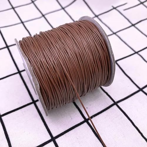NIUSABOU Gewachste Polyester-Kordel, 0,5 0,8 1,0 1,5 2,0 mm gewachste Schnur gewachste Fadenschnur Schnurband Halskette Seil Perle DIY Schmuckherstellung(19,2.0mm(5meters)) von NIUSABOU