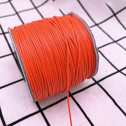 NIUSABOU Gewachste Polyester-Kordel, 0,5 0,8 1,0 1,5 2,0 mm gewachste Schnur gewachste Fadenschnur Schnurband Halskette Seil Perle DIY Schmuckherstellung(26,1.5mm(10meters)) von NIUSABOU