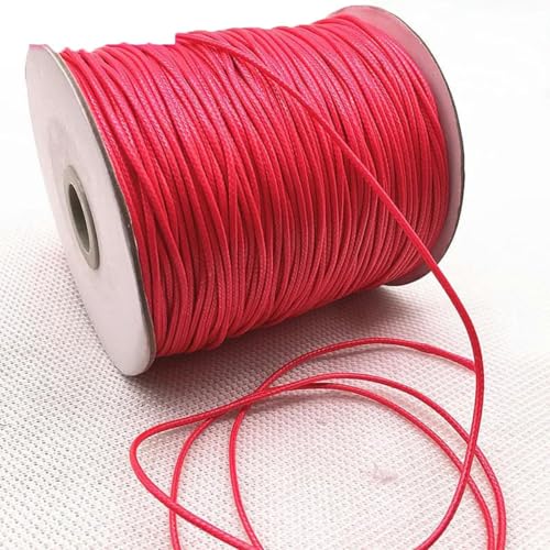 NIUSABOU Gewachste Polyester-Kordel, 10 Meter/los 1mm 1,5mm Gewachste Baumwollschnur Gewachste Fadenschnur String Strap Halskette Seil Perlen(11,1.0mm(10meters)) von NIUSABOU