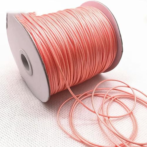 NIUSABOU Gewachste Polyester-Kordel, 10 Meter/los 1mm 1,5mm Gewachste Baumwollschnur Gewachste Fadenschnur String Strap Halskette Seil Perlen(15,1.5mm(10meters)) von NIUSABOU