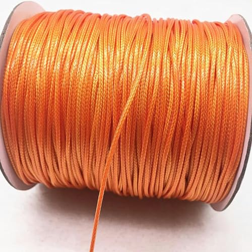 NIUSABOU Gewachste Polyester-Kordel, 10 Meter/los 1mm 1,5mm Gewachste Baumwollschnur Gewachste Fadenschnur String Strap Halskette Seil Perlen(31,1.0mm(10meters)) von NIUSABOU