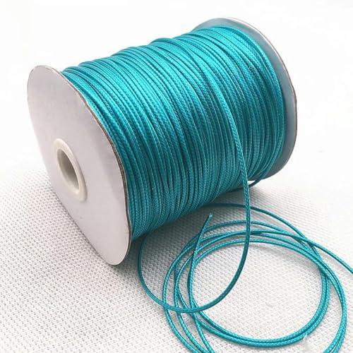 NIUSABOU Gewachste Polyester-Kordel, NEU 10 Meter 1mm 1,5mm Gewachste Baumwollkordel Gewachster Faden Kordel Schnur Band Halskette Seil Perle(13,1.0mm(10meters)) von NIUSABOU