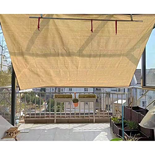 NIUSABOU Schattierungsnetz mit Ösen Pergola, Wetterfestes Sonnensegel for den Außenbereich, Windschutznetze for Gewächshaus/Terrasse/Balkon, mit Ösen(2x6m(7 * 20ft)) von NIUSABOU