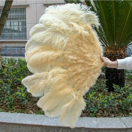 großer Straußventilator, Fächer aus Straußenfedern, for Performance, Tanz, Dekoration, Zubehör, Mehrfarbig, 2 Stück, 130 cm Show,2PCS 100CM großer Straußventilator, Fächer aus Straußenfedern, for Performance, Tanz, Dekoration, Zubehör, Mehrfarbig, 2 Stück, 130 cm Show,2PCS 100CM von NIUSABOU