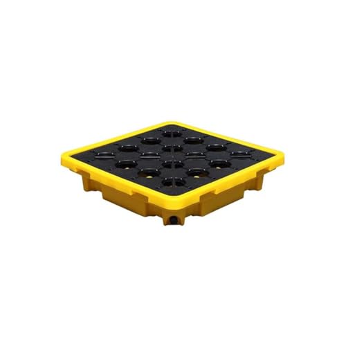 Modulare Auffangpalette – langlebige, auslaufsichere Plattform for Ölfässer und den Laborgebrauch(66 * 66 * 15cm) von NIYADO