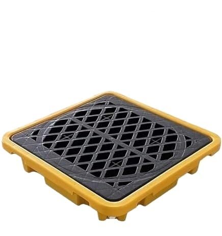 Modulare Auffangpalette – stapelbare Industriewanne mit Ablauföffnung for eine effiziente Leckkontrolle(26.6x26.6x5.9in) von NIYADO