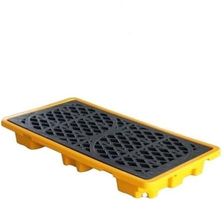 Modulare Auffangpalette – stapelbare Industriewanne mit Ablauföffnung for eine effiziente Leckkontrolle(51.2x26.8x5.9in) von NIYADO
