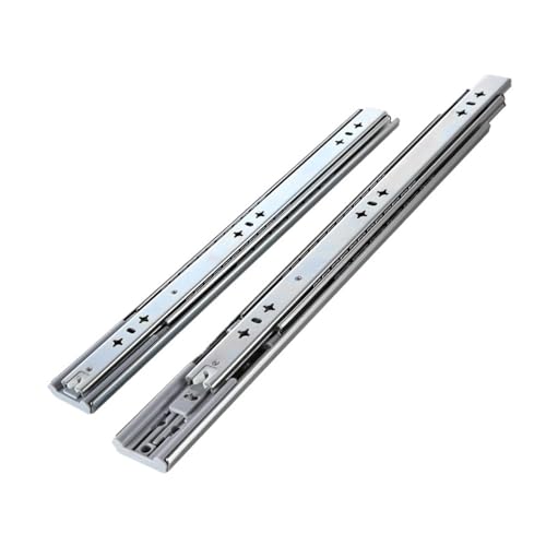 Robuste Schubladenführungen mit Soft-Close-Funktion und Vollauszug – 12–30 Zoll, Kugellager, erosionsbeständig, 1 Paar(500mm) von NIYADO