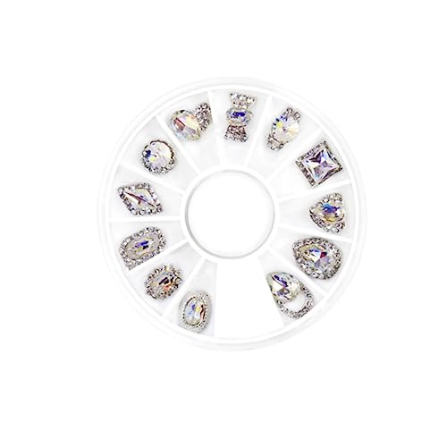NIYANGLE 1 Packung Patches aus Legierung Maniküre Zubehör für Nail Art Dekoration Designs Einfach Anzuwenden für Natürliche und Künstliche Nägel NIYANGLE 1 Packung Patches aus Legierung Maniküre Zubehör für Nail Art Dekoration Designs Einfach Anzuwenden für Natürliche und Künstliche Nägel von NIYANGLE