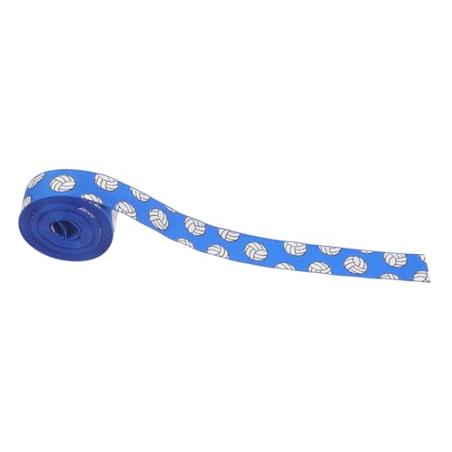 NIYANGLE 1 Rolle Sportliches Dekorationsband Volleyball Ribbon für Diy Projekte Geschenkverpackungen und Bastelarbeiten für Feiern und Feste NIYANGLE 1 Rolle Sportliches Dekorationsband Volleyball Ribbon für Diy Projekte Geschenkverpackungen und Bastelarbeiten für Feiern und Feste von NIYANGLE