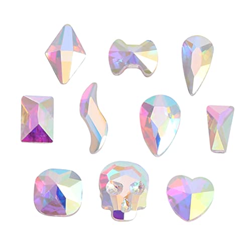 NIYANGLE 1 Satz Ab Teiliges Aus Nailart Rhinestones Verschiedenen Formen Für Diy Maniküre Und Dekoration Glitzernde Glassteine Für Kreative Nailart Und Bastelprojekte 100 Stück NIYANGLE 1 Satz Ab Teiliges Aus Nailart Rhinestones Verschiedenen Formen Für Diy Maniküre Und Dekoration Glitzernde Glassteine Für Kreative Nailart Und Bastelprojekte 100 Stück von NIYANGLE
