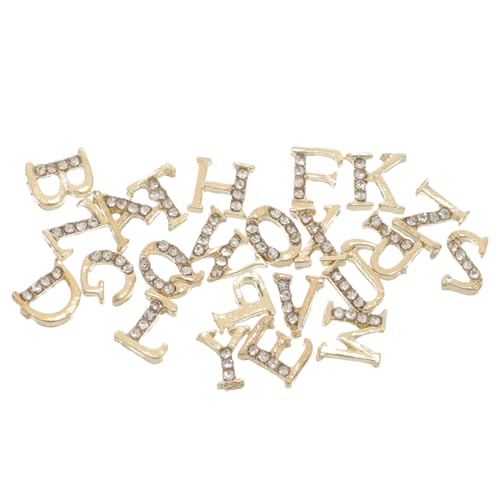 NIYANGLE 1 Satz Alphabet -Nagelkunstzubehör Nagelbolzen Reiz Nagel Charms Alphabet-Nagelanhänger Spitze Anhänger für Nägel Maniküre-Dekorationen Nägeldekoration Zinklegierung Golden NIYANGLE 1 Satz Alphabet -Nagelkunstzubehör Nagelbolzen Reiz Nagel Charms Alphabet-Nagelanhänger Spitze Anhänger für Nägel Maniküre-Dekorationen Nägeldekoration Zinklegierung Golden von NIYANGLE