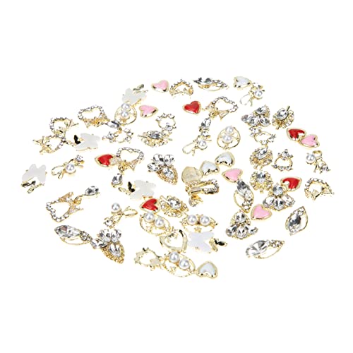 NIYANGLE 1 Satz Barock Stil Nagelschmuck Charms Diy Maniküre Dekoration Glänzende Effekte Für Nagelkunst Vielseitig Einsetzbar Für Handyhüllen Und Haaraccessoires 60 Stück NIYANGLE 1 Satz Barock Stil Nagelschmuck Charms Diy Maniküre Dekoration Glänzende Effekte Für Nagelkunst Vielseitig Einsetzbar Für Handyhüllen Und Haaraccessoires 60 Stück von NIYANGLE