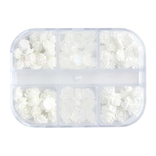 NIYANGLE 1 Satz Blumen Nagel Charms Set Mit Fächern Für Maniküre Dekoration Für Und Mädchen Diy Nagelkunst Zubehör 2boxen NIYANGLE 1 Satz Blumen Nagel Charms Set Mit Fächern Für Maniküre Dekoration Für Und Mädchen Diy Nagelkunst Zubehör 2boxen von NIYANGLE