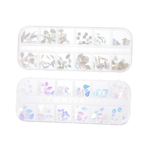 NIYANGLE 1 Satz Boxen Nagelkunst Dekoration Mit Künstlichen Fingernägeln Ab Und Nude Flatback Strasssteine Für Diy Maniküre Und Zubehör 2boxen NIYANGLE 1 Satz Boxen Nagelkunst Dekoration Mit Künstlichen Fingernägeln Ab Und Nude Flatback Strasssteine Für Diy Maniküre Und Zubehör 2boxen von NIYANGLE