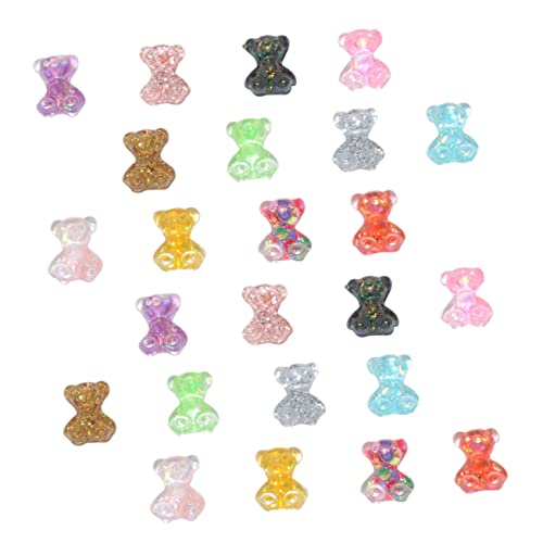 NIYANGLE 1 Satz Bunte Bären Nagel Charms Nail Art Dekoration Kreative Und Einzigartige Bären Für Maniküre Für Diy Schmuck Und Hochzeiten 100 Stück NIYANGLE 1 Satz Bunte Bären Nagel Charms Nail Art Dekoration Kreative Und Einzigartige Bären Für Maniküre Für Diy Schmuck Und Hochzeiten 100 Stück von NIYANGLE