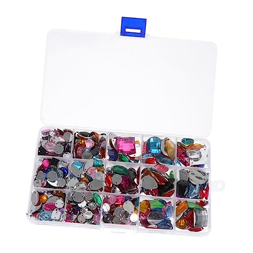 NIYANGLE 1 Satz Flache Rückseite Strasssteine Bunte Acryl Rhinestones für Diy Projekte Aufbewahrungsbox für Kleidung Schmuck und Bastelarbeiten NIYANGLE 1 Satz Flache Rückseite Strasssteine Bunte Acryl Rhinestones für Diy Projekte Aufbewahrungsbox für Kleidung Schmuck und Bastelarbeiten von NIYANGLE