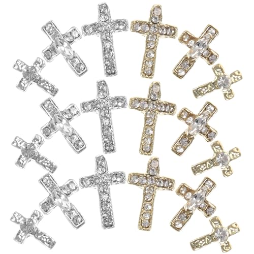 NIYANGLE 1 Satz Legierung Kreuz Schmuck Strass Strass Nagel Charms Nagel Schmuck Charms Niedliche Nagel Charms Kreuznagel Charms Metall Nagel Charms Nagel Kreuze Charms Nagel 60 Stück NIYANGLE 1 Satz Legierung Kreuz Schmuck Strass Strass Nagel Charms Nagel Schmuck Charms Niedliche Nagel Charms Kreuznagel Charms Metall Nagel Charms Nagel Kreuze Charms Nagel 60 Stück von NIYANGLE