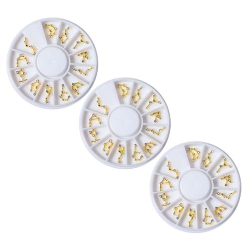 NIYANGLE 1 Satz Nagel Charms Mit Strass Für Kreative Nagelkunst Und Handyhüllen Für Diy Projekte Und Designs 3boxen von NIYANGLE