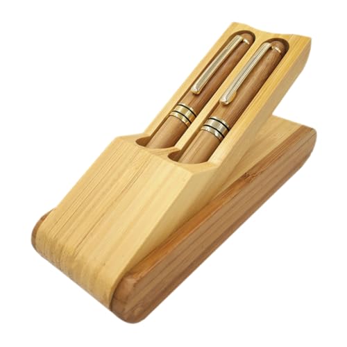 NIYANGLE 1 Satz Stift-set Signierstifte Für Einfacher Füllfederhalter Füller Kalligraphie-übungsstift Tinte Füllfederhalter Etui Schreiben, Signieren, Stift Bambus NIYANGLE 1 Satz Stift-set Signierstifte Für Einfacher Füllfederhalter Füller Kalligraphie-übungsstift Tinte Füllfederhalter Etui Schreiben, Signieren, Stift Bambus von NIYANGLE