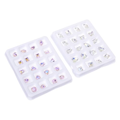 NIYANGLE 1 Satz Teiliges Glänzende Strasssteine Für Nagelkunst Diy Nail Art Dekorationen Unregelmäßige Für Natürliche Und Künstliche Nägel Einfach Zu Verwenden Für Atemberaubende 40 Stück NIYANGLE 1 Satz Teiliges Glänzende Strasssteine Für Nagelkunst Diy Nail Art Dekorationen Unregelmäßige Für Natürliche Und Künstliche Nägel Einfach Zu Verwenden Für Atemberaubende 40 Stück von NIYANGLE