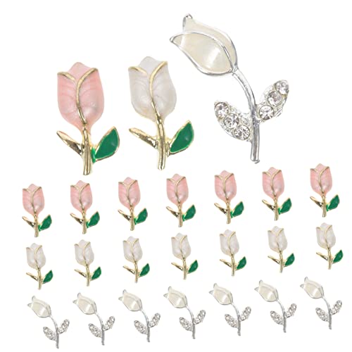NIYANGLE 1 Satz Teiliges Metall Tulpen Nagel Vintage Nail Art Zubehör Für Diy Nageldesign Und Maniküre Geeignet Für Nagelstudios Und Bastelprojekte 24 Stück NIYANGLE 1 Satz Teiliges Metall Tulpen Nagel Vintage Nail Art Zubehör Für Diy Nageldesign Und Maniküre Geeignet Für Nagelstudios Und Bastelprojekte 24 Stück von NIYANGLE