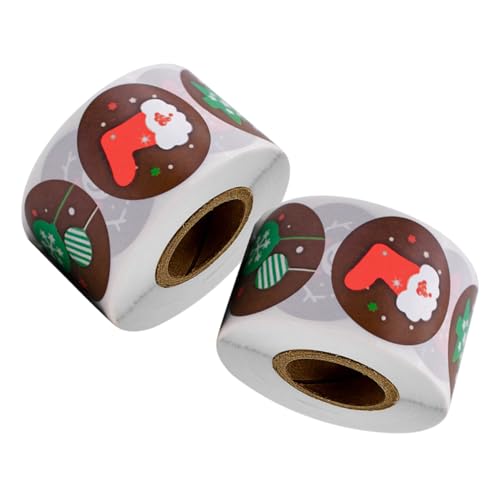 NIYANGLE 1 Satz Weihnachtsaufkleberspielzeug Weihnachtsetikett Schüttgut Etiketten Aufkleber Briefversorgung Weihnachtsaufkleber Für Karten Kupferplattenaufkleber 2rollen NIYANGLE 1 Satz Weihnachtsaufkleberspielzeug Weihnachtsetikett Schüttgut Etiketten Aufkleber Briefversorgung Weihnachtsaufkleber Für Karten Kupferplattenaufkleber 2rollen von NIYANGLE