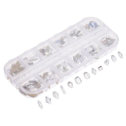 NIYANGLE 1 Schachtel DIY Nagelkunst Strasssteine Teiliges Transparente Edelsteine für Maniküre Selbstklebend für Nail Art und Persönliche Dekorationen Sicher und Vielseitig Einsetzbar NIYANGLE 1 Schachtel DIY Nagelkunst Strasssteine Teiliges Transparente Edelsteine für Maniküre Selbstklebend für Nail Art und Persönliche Dekorationen Sicher und Vielseitig Einsetzbar von NIYANGLE