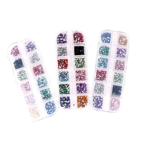 NIYANGLE 1 Schachtel Farben Glänzende Nail Art Acryl DIY Teardrop Runde Schmucksteine für Nagelkunst und Dekoration für Salon und Heimgebrauch Bausatz NIYANGLE 1 Schachtel Farben Glänzende Nail Art Acryl DIY Teardrop Runde Schmucksteine für Nagelkunst und Dekoration für Salon und Heimgebrauch Bausatz von NIYANGLE