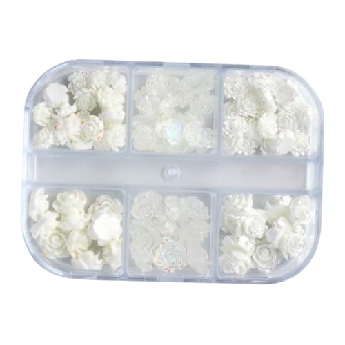 NIYANGLE 1 Schachtel Nail Art Dekoration Camellia Blumencharms aus Hochwertigem Harz für Maniküre Vielseitige DIY Nail Art Zubehör für Nagelstudios und Heimgebrauch NIYANGLE 1 Schachtel Nail Art Dekoration Camellia Blumencharms aus Hochwertigem Harz für Maniküre Vielseitige DIY Nail Art Zubehör für Nagelstudios und Heimgebrauch von NIYANGLE