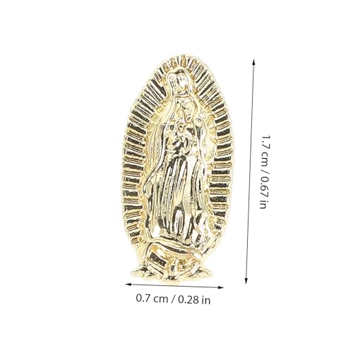 NIYANGLE 10 Stück Aufkleber Strass Nagelanhänger „Virgen de Guadalupe“. Zaubernägel Nägel Charme Halloween-Nagelanhänger Strass-Anhänger Strassaufkleber Metall Golden NIYANGLE 10 Stück Aufkleber Strass Nagelanhänger „Virgen de Guadalupe“. Zaubernägel Nägel Charme Halloween-Nagelanhänger Strass-Anhänger Strassaufkleber Metall Golden von NIYANGLE