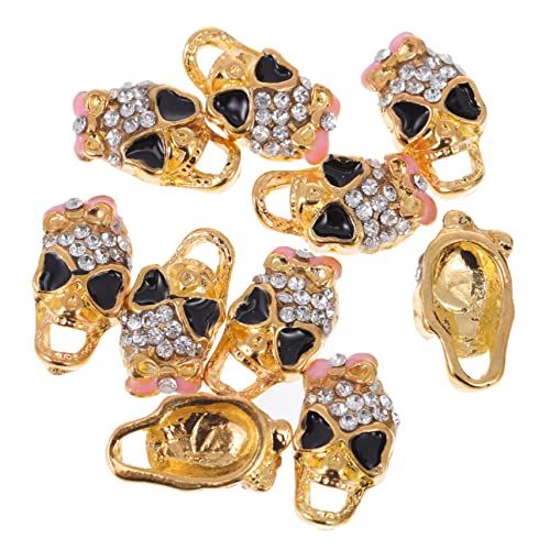 NIYANGLE 10 Stück Teiliges Nail Art Schädel Ornament Langlebige Diy Maniküre Dekoration Einzigartige Nagelaccessoires für Kreative Nail Diy Designs Geeignet für Damen und Mädchen NIYANGLE 10 Stück Teiliges Nail Art Schädel Ornament Langlebige Diy Maniküre Dekoration Einzigartige Nagelaccessoires für Kreative Nail Diy Designs Geeignet für Damen und Mädchen von NIYANGLE