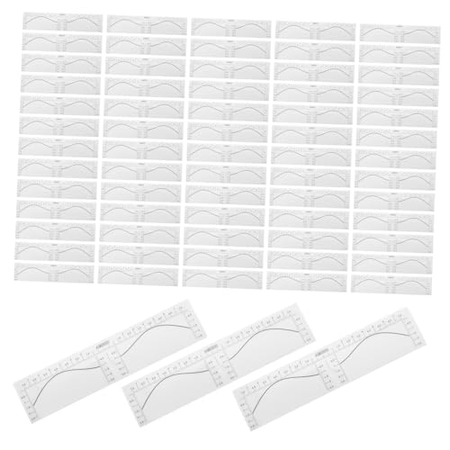 NIYANGLE 100 Stück Augenbrauen Schablonen Aufkleber Klebende Messvorlagen Präzise Augenbrauen Stencils für Symmetrische Formgebung Einweg Brow Mapping Tools für Tattoo und Make Up Anwender NIYANGLE 100 Stück Augenbrauen Schablonen Aufkleber Klebende Messvorlagen Präzise Augenbrauen Stencils für Symmetrische Formgebung Einweg Brow Mapping Tools für Tattoo und Make Up Anwender von NIYANGLE