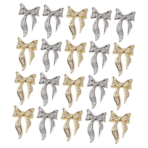 NIYANGLE 100Stücke Bowknot Nagelaufkleber Glitzernde Nagelkunst Dekoration für DIY Maniküre für Nageldesign Anfänger und Experten für Nagelliebhaber NIYANGLE 100Stücke Bowknot Nagelaufkleber Glitzernde Nagelkunst Dekoration für DIY Maniküre für Nageldesign Anfänger und Experten für Nagelliebhaber von NIYANGLE