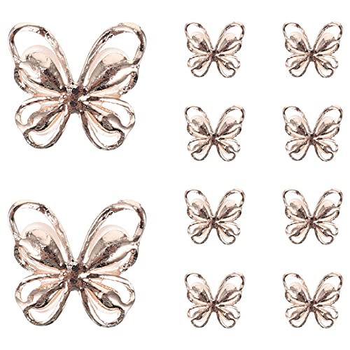 NIYANGLE 10Stücke Teiliges Schmetterling Nagelcharms mit Strass Katzenaugen Design für DIY Nagelkunst für Kreative Maniküren und für Mädchen NIYANGLE 10Stücke Teiliges Schmetterling Nagelcharms mit Strass Katzenaugen Design für DIY Nagelkunst für Kreative Maniküren und für Mädchen von NIYANGLE