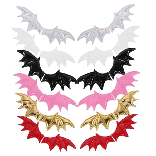 NIYANGLE 120 Stück Teiliges Halloween Dämonflügel Dekorationsset Kompakte Mini Teufelsflügel für Diy Kostüm Vielseitig für Haarspangen Stirnbänder Kleidung Schuhe Cosplay Zubehör von NIYANGLE