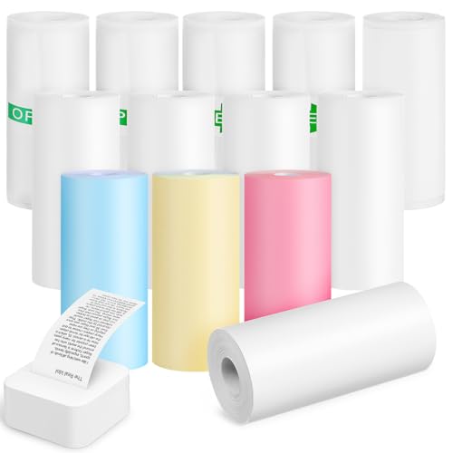 NIYANGLE 13 Rollen Thermopapier 57 Mm Mini-Aufkleberpapier Selbstklebendes Taschendrucker-Aufkleberpapier Für Die Meisten Sofortbildkameras Mini-Fotodrucker-Etiketten Für Fotos NIYANGLE 13 Rollen Thermopapier 57 Mm Mini-Aufkleberpapier Selbstklebendes Taschendrucker-Aufkleberpapier Für Die Meisten Sofortbildkameras Mini-Fotodrucker-Etiketten Für Fotos von NIYANGLE