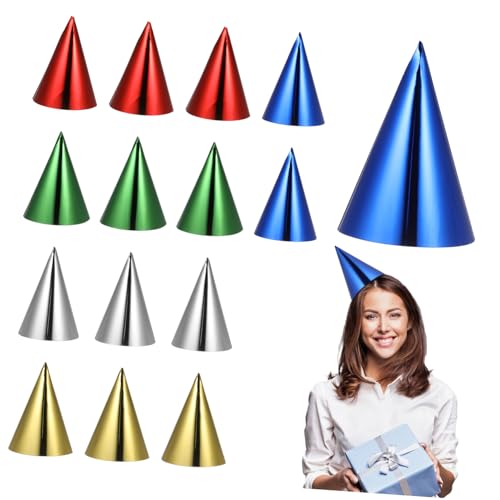NIYANGLE 15 Stück Geburtstagsparty-Hut erste bunte Papierhüte Mehrfarbige Partyhüte sortiert Clownhutkegel Quaste Geburtstagsmützen für Alles zum Geburtstag Hut NIYANGLE 15 Stück Geburtstagsparty-Hut erste bunte Papierhüte Mehrfarbige Partyhüte sortiert Clownhutkegel Quaste Geburtstagsmützen für Alles zum Geburtstag Hut von NIYANGLE