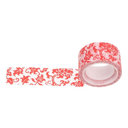 NIYANGLE 1Rolle Washi Klebeband für Scrapbooking und DIY Projekte Dekoratives Selbstklebendes Band mit Schickem Design für Journaling und Bastelarbeiten von NIYANGLE