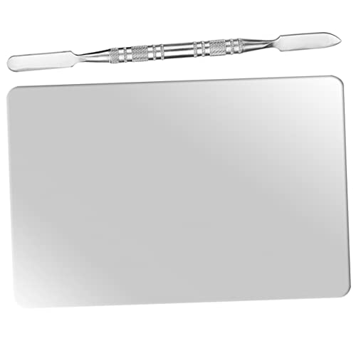 NIYANGLE 1Satz Make Up Mischpalette mit Spatel zum Mischen von Farben Pigmenten und Fundament Nail Art und Kosmetik Anwendungen Palette Spatel NIYANGLE 1Satz Make Up Mischpalette mit Spatel zum Mischen von Farben Pigmenten und Fundament Nail Art und Kosmetik Anwendungen Palette Spatel von NIYANGLE