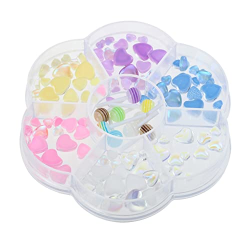 NIYANGLE 2 Boxen Herzförmige Deko Perlen für Nageldesign Diy Nail Art Charms Resin Nagelschmuckset für Maniküre Glitzernde Nagelverzierungen Nagelgestaltungen NIYANGLE 2 Boxen Herzförmige Deko Perlen für Nageldesign Diy Nail Art Charms Resin Nagelschmuckset für Maniküre Glitzernde Nagelverzierungen Nagelgestaltungen von NIYANGLE