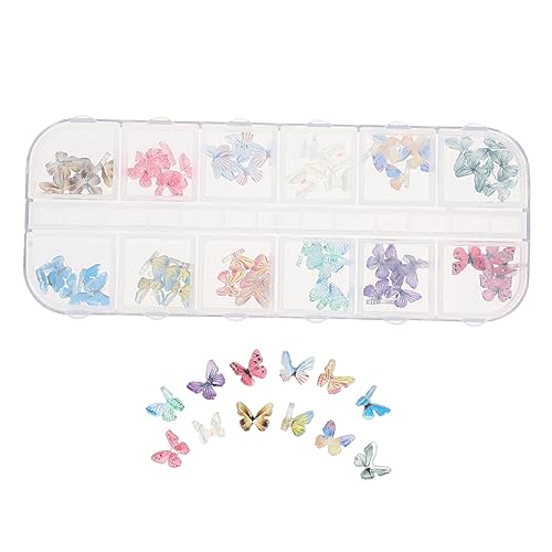 NIYANGLE 2 Boxen Schmetterlings Nagel Dekoration Diy Maniküre Zubehör für Kreative Nail Art Einfache Anwendung für Zuhause und Nagelsalons Kompakte und Charmantes Design NIYANGLE 2 Boxen Schmetterlings Nagel Dekoration Diy Maniküre Zubehör für Kreative Nail Art Einfache Anwendung für Zuhause und Nagelsalons Kompakte und Charmantes Design von NIYANGLE