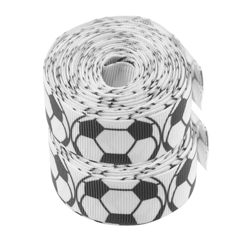NIYANGLE 2 Rollen Fußball -Dekorationsband Weiß Fälschung Sport beiges Band Ripsband für Fußball -Flaggenband basteln verpackungsband elegantes Designband DIY-Band basteln Themenband Stoff NIYANGLE 2 Rollen Fußball -Dekorationsband Weiß Fälschung Sport beiges Band Ripsband für Fußball -Flaggenband basteln verpackungsband elegantes Designband DIY-Band basteln Themenband Stoff von NIYANGLE