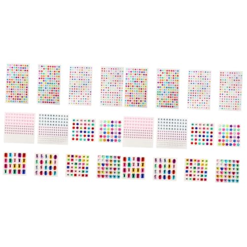 NIYANGLE 2 Sätze Acryl Strass Aufkleber Glitzernd Rosa Für Nagelkunst Dekorationen Edelstein Aufkleber Körper Nagel Edelstein Nagel Aufkleber Für Nägel Strasssteine 12 Blätter * 2 NIYANGLE 2 Sätze Acryl Strass Aufkleber Glitzernd Rosa Für Nagelkunst Dekorationen Edelstein Aufkleber Körper Nagel Edelstein Nagel Aufkleber Für Nägel Strasssteine 12 Blätter * 2 von NIYANGLE
