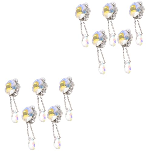 NIYANGLE 2 Sätze Anhänger Maniküre Zubehör Kunst Nagel Zubehör Strass UV Dekoration Edelsteine ​​Juwelen Salon Nägel Charms Nagellack Herstellung Kristalle Für Nagel Nagel 5 Stück * 2 von NIYANGLE