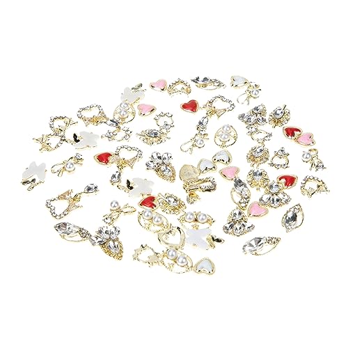 NIYANGLE 2 Sätze Barock Stil Legierung Nagel Charms Dekorationen Für Diy Nagelkunst Kreative Und Funkelnde Designs Für Für Partys Weihnachten Und Geburtstage 60 Stück * 2 NIYANGLE 2 Sätze Barock Stil Legierung Nagel Charms Dekorationen Für Diy Nagelkunst Kreative Und Funkelnde Designs Für Für Partys Weihnachten Und Geburtstage 60 Stück * 2 von NIYANGLE