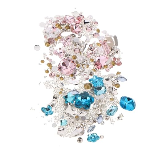 NIYANGLE 2 Sätze Glitzer Nagelsteine Flatback Strasssteine in Pastellrosa und DIY Nail Art Schmuck für Damen und Mädchen Schimmernde Maniküre Dekorationen Einfach Anzuwenden NIYANGLE 2 Sätze Glitzer Nagelsteine Flatback Strasssteine in Pastellrosa und DIY Nail Art Schmuck für Damen und Mädchen Schimmernde Maniküre Dekorationen Einfach Anzuwenden von NIYANGLE