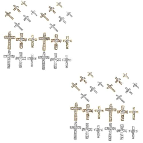 NIYANGLE 2 Sätze Legierungsknotenschmuck Strassnagelzauber Strasssteine Nagelanhänger Aus Legierung Nagelanhänger Aus Metall Nagelzubehör Charms Für Nageldesign Zinklegierung 60 Stück * 2 NIYANGLE 2 Sätze Legierungsknotenschmuck Strassnagelzauber Strasssteine Nagelanhänger Aus Legierung Nagelanhänger Aus Metall Nagelzubehör Charms Für Nageldesign Zinklegierung 60 Stück * 2 von NIYANGLE
