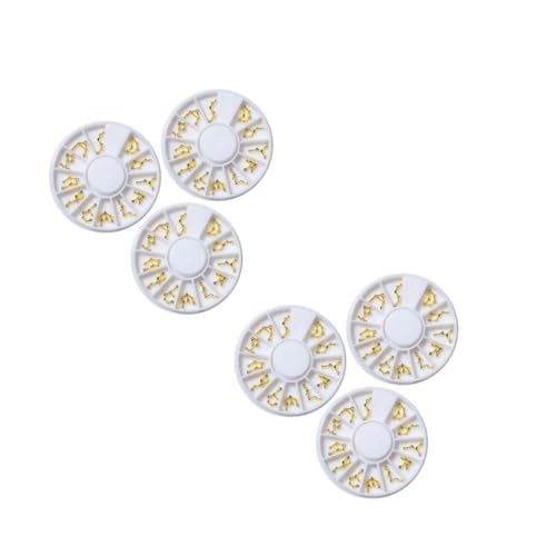 NIYANGLE 2 Sätze Nail Charms Nail Rhinestones Mit Zodiac Charms Nagelschmuck Für Nägel Handys Scrapbooking Diy Dekorationen Vielseitig Und Kreativ Einsetzbar 3boxen*2 von NIYANGLE