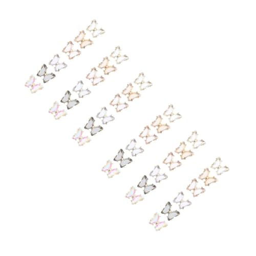 NIYANGLE 2 Sätze Schmetterlinge Nageldekor Diy Nagelkunst Zubehör Für Kreative Maniküre Gold Und Verschiedenen Farben Für Zuhause Und Nail Art Anwendungen 18 Stücke * 2 NIYANGLE 2 Sätze Schmetterlinge Nageldekor Diy Nagelkunst Zubehör Für Kreative Maniküre Gold Und Verschiedenen Farben Für Zuhause Und Nail Art Anwendungen 18 Stücke * 2 von NIYANGLE
